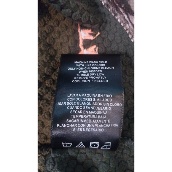 RealTree Habit Camouflage Lite Fleece Lined Full Zip Size 2XL - Picture 10 of 10